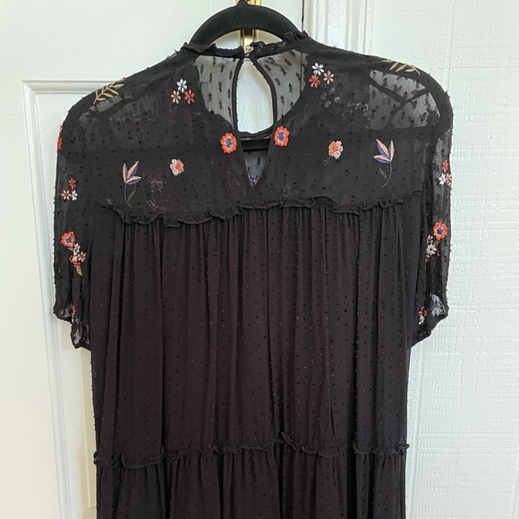 Zara Embroidered Mini Dress - Picture 2 of 5